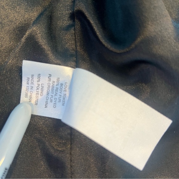 Love Token Rabbit Fur Vest - Picture 7 of 7